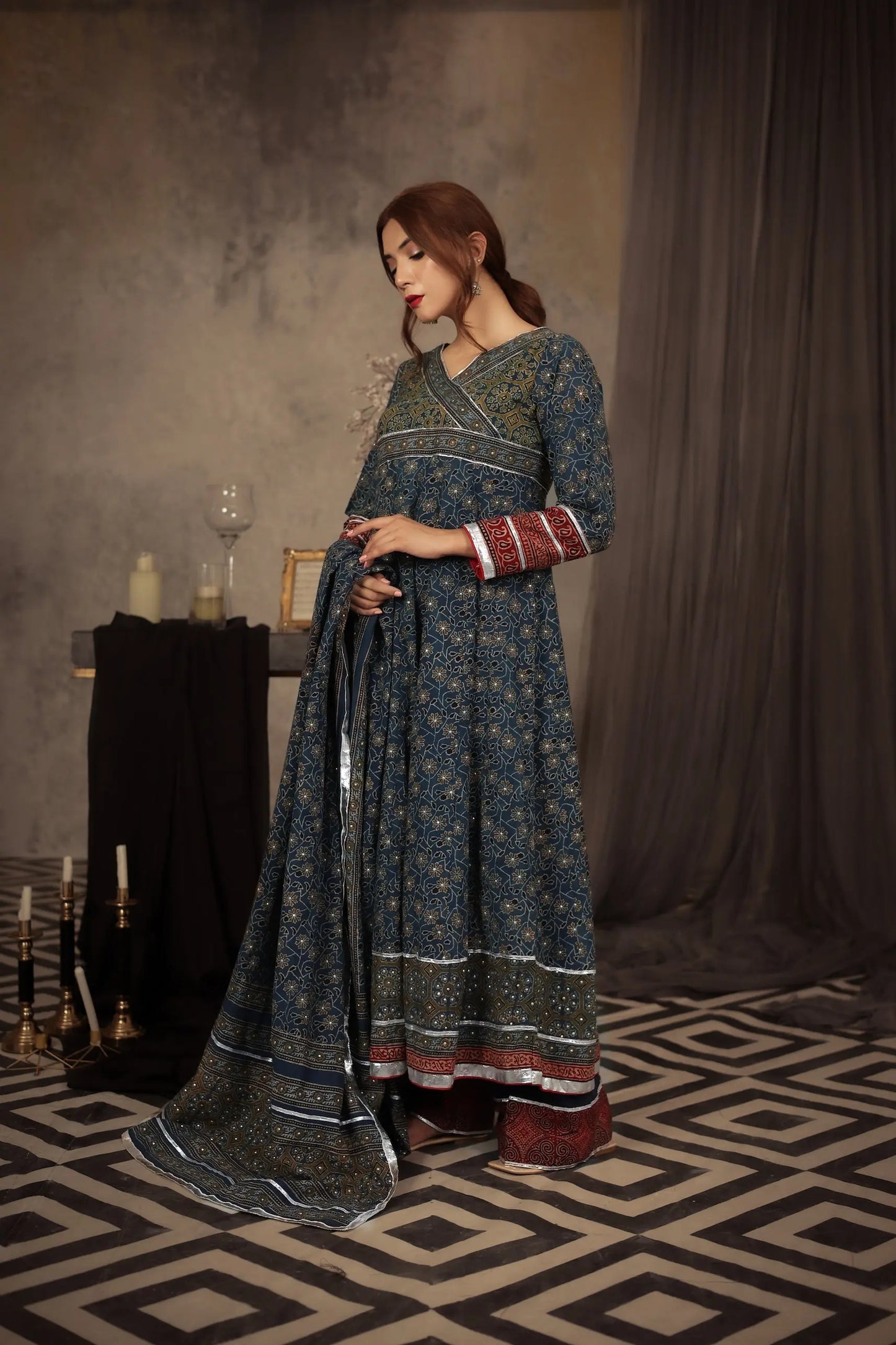 NoorJahan 3 pc Tailored Set - StudioTehseen