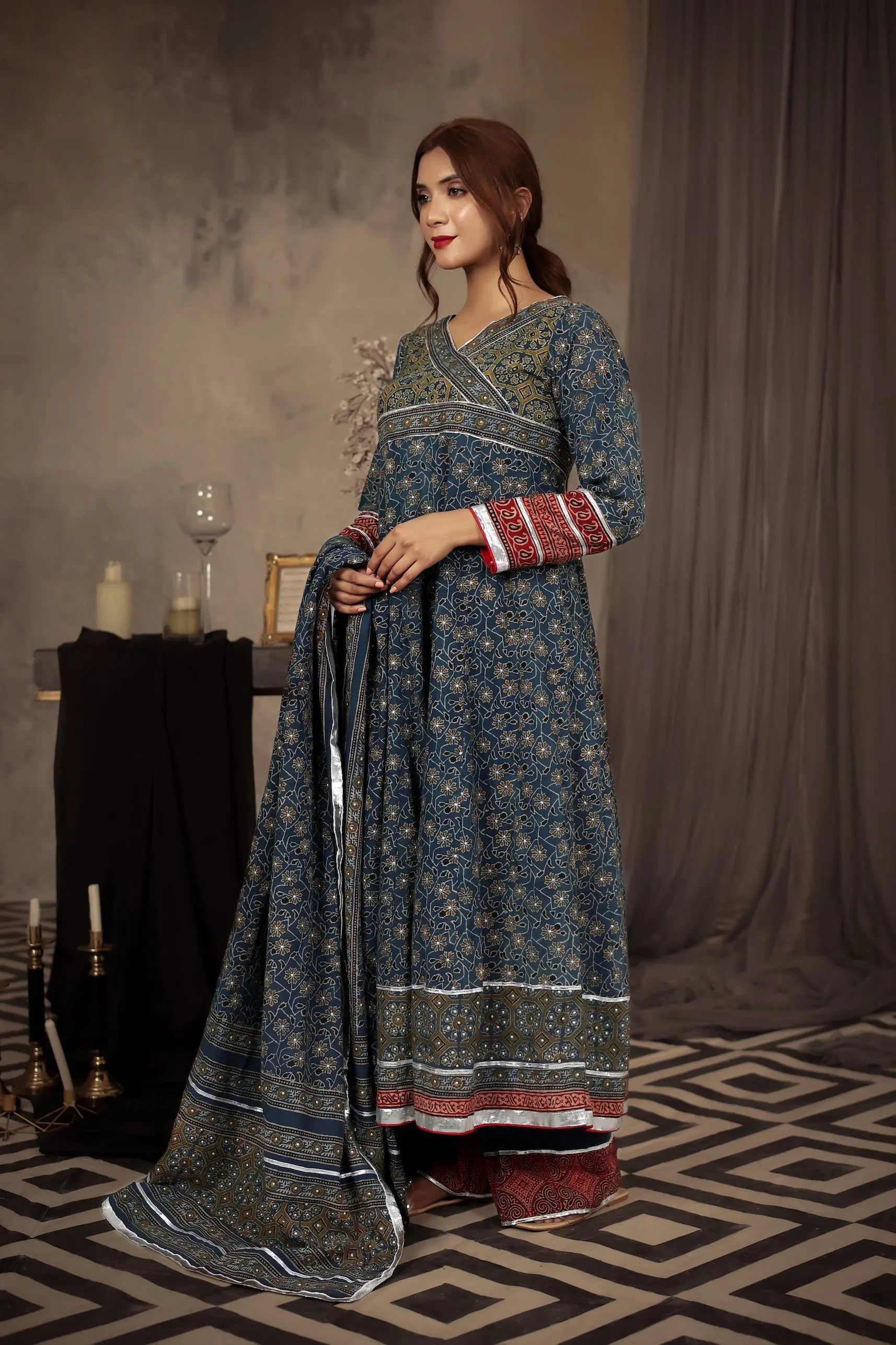 NoorJahan 3 pc Tailored Set - StudioTehseen