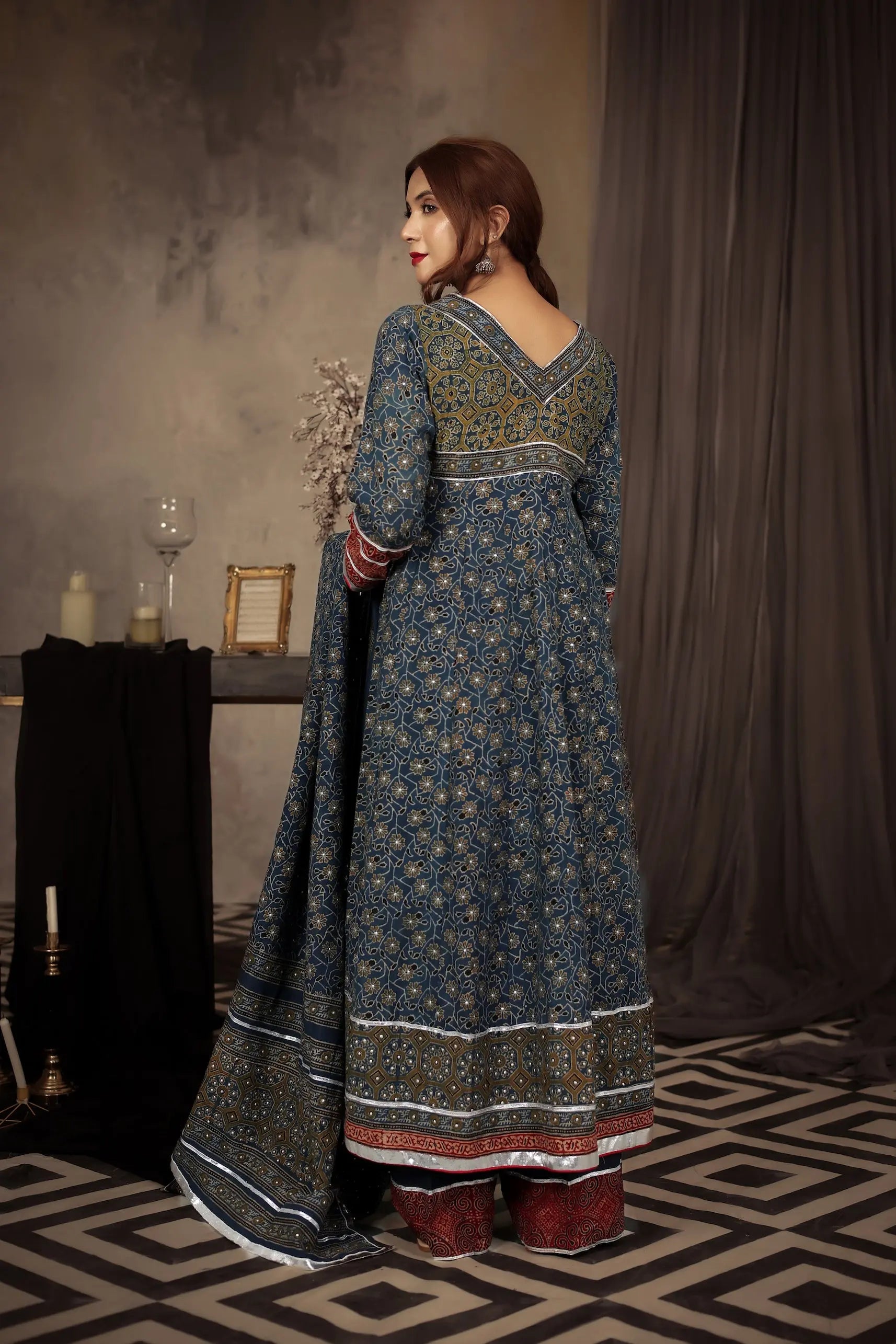 NoorJahan 3 pc Tailored Set - StudioTehseen