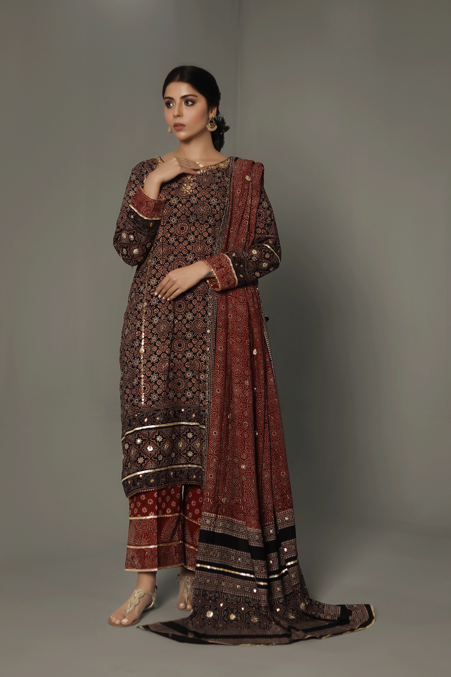 Meena 3 piece tailored set