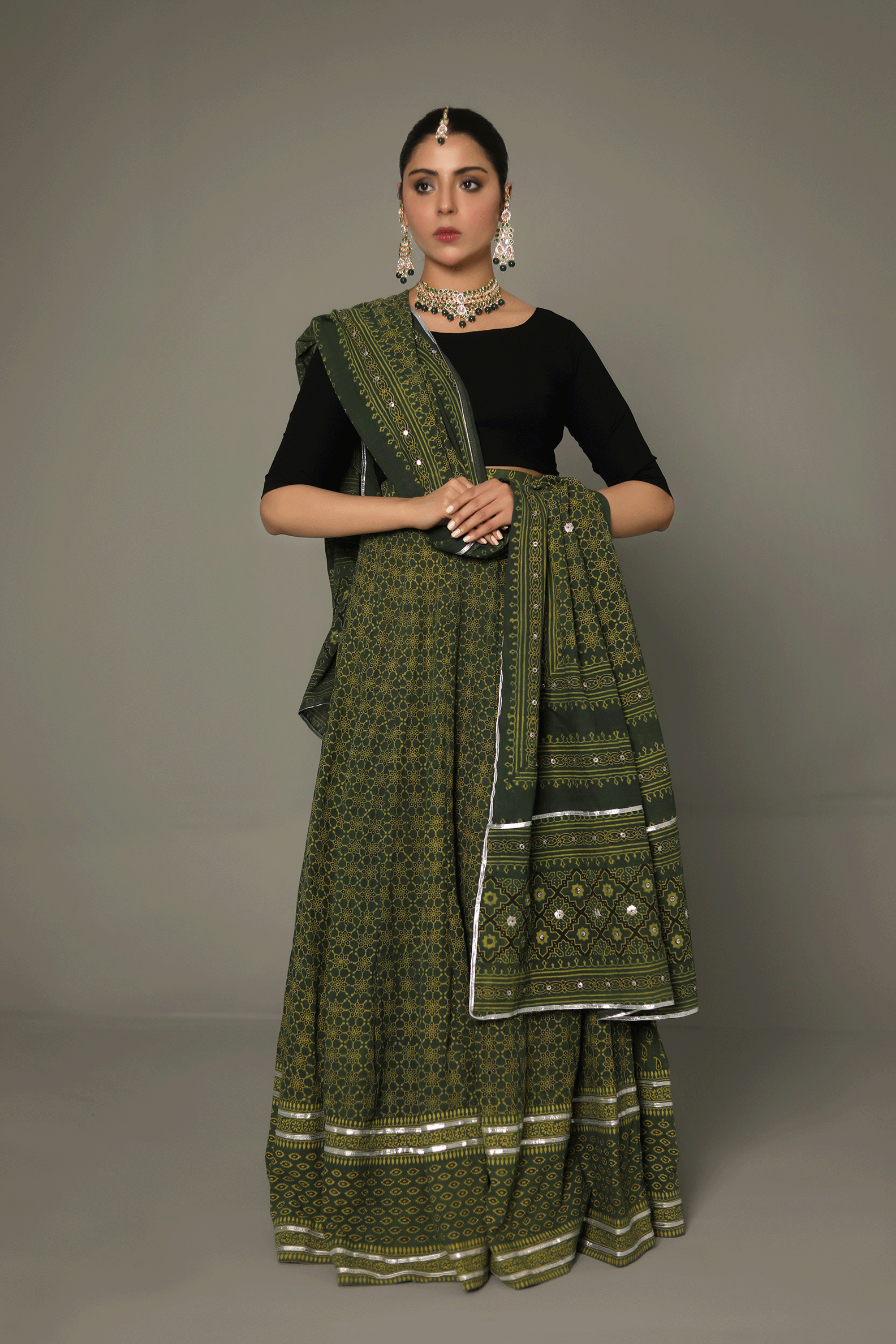 Guman 3 pc tailored set - StudioTehseen