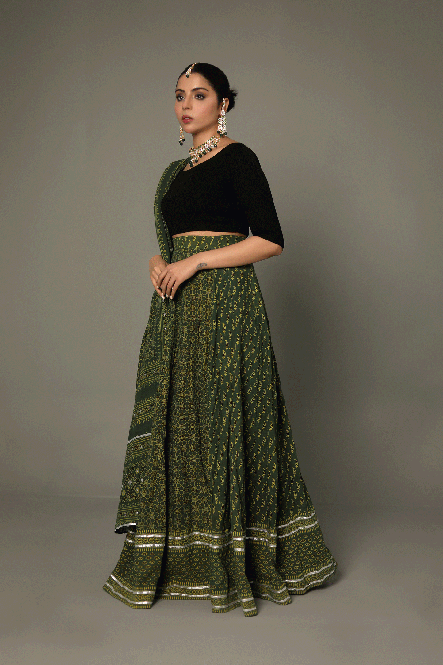 Guman 3 pc tailored set - StudioTehseen